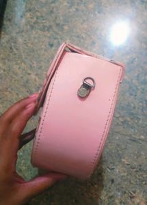 Shineable Round Shape Handbag