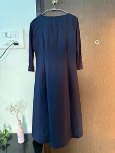 W | Stylish Navy Blue Kurta