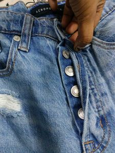 Aeropostale Ripped Mom Jeans