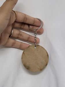 Monogrammed Mandala Keychain