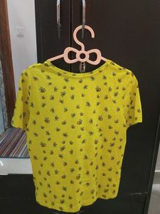 Bee Printed Casual Funky Top
