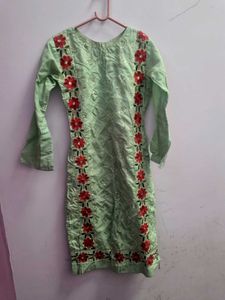 A Beautiful Co-ord Set With Embroidery