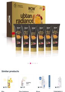 Wow Ubtan Radiance Facial Kit