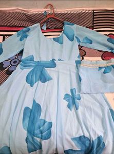 Women Floral Printed Georgette Anarkali Kurta