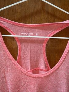 Pink Workout Tank Top