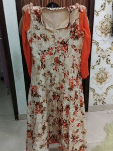 Floral Print Kurta