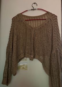 Y2k Crochet look outerwear top