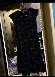 Checkered Midi Dress