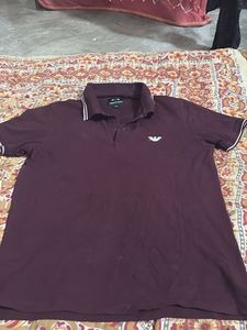 Burgundy Polo T-Shirt