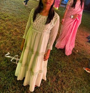 Pista Green Gown