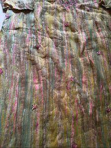 Embroidered Olive Green Kurta