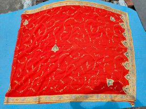 Red Embroidered Lehenga Choli Set