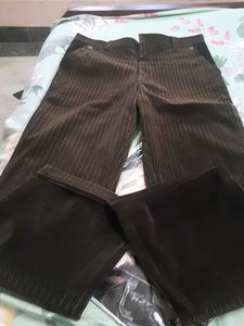 Brown Jeans with Eagle Design