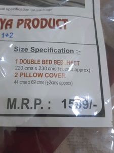 Double Bed Sheet New