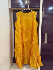 Cute Yellow Dress with Shrug