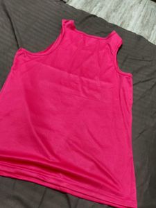 Pink Workout Tank Top