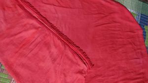 Pale Pink Ruched Scarf