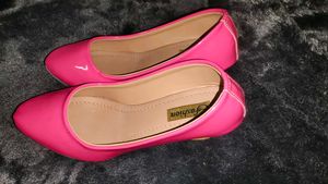 Pink Patent Leather Ballet Heels