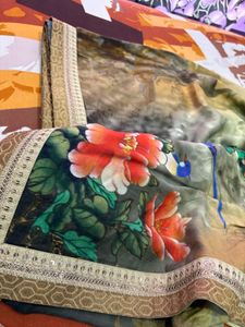 Floral Saree with Blouse