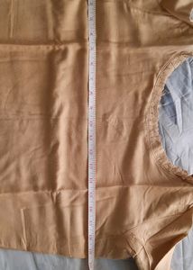 Brown And Beige Rayon 2 Piece Kurta Set