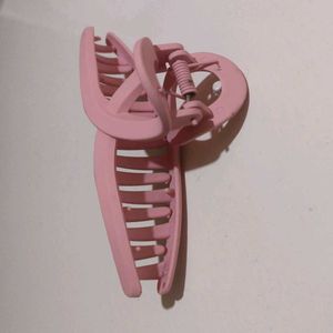 Pink Twist Hair Claw Clip