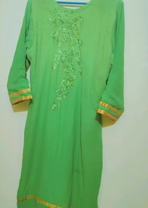 Green Party Wear Suit Salwar For Girl Or Women