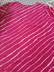 Pink Leheriya Gota Patti Kurta