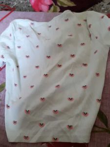 Cute Rainbow Print Top