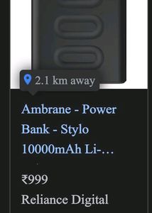 Ambrane 10000 mah Powerbank