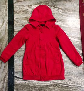 Red Long Blazer For Women