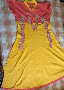 Daily Wear kurti - Mustard Yellow