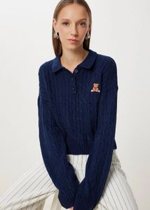 Bershka Bear Knit Top