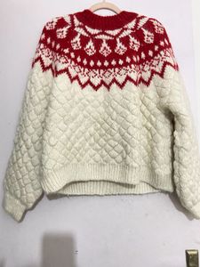 ZARA Unisex Festive Knit Pullover