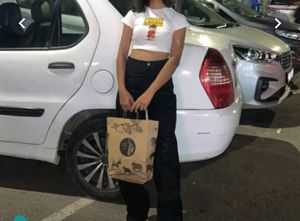 High Waist Denim Black Straight Jeans