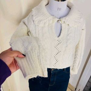 Chic Cable Knit Sweater