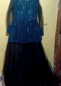 Amazing Gawn With Glitter Koti