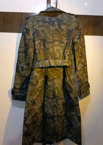 Camouflage Trench Coat