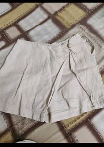 Girls Beige Skirt &amp; Top Set