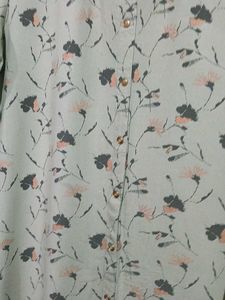 pista green floral long top