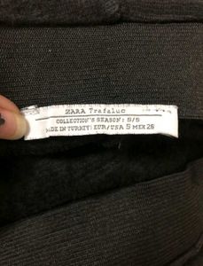 Zara Plain Black Pant