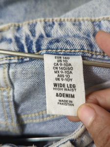 Wide leg High Waist Jeans