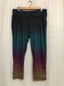 Active & Co Blue Printed Leggings