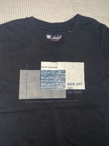 Graphic Print Black T-Shirt