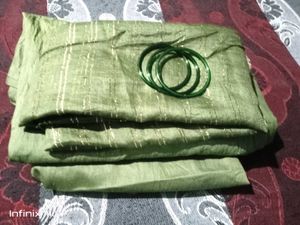 Title: Elegant Olive Green Embroidered Kurti