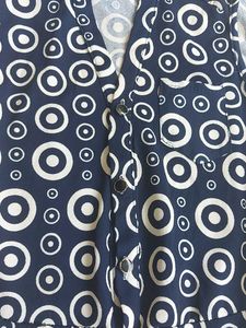 Retro Circle Print Dress