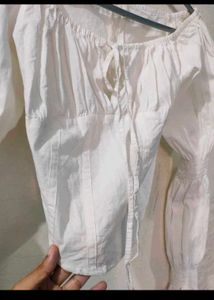 Off-Shoulder Peasant Top