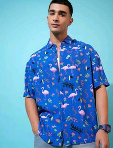 Flamingo Print Shirt