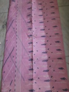 Beautiful Pink Cotton Jamdani Saree