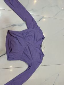Lavender Long Sleeve Top