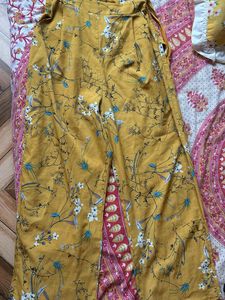 Floral Mustard Romper